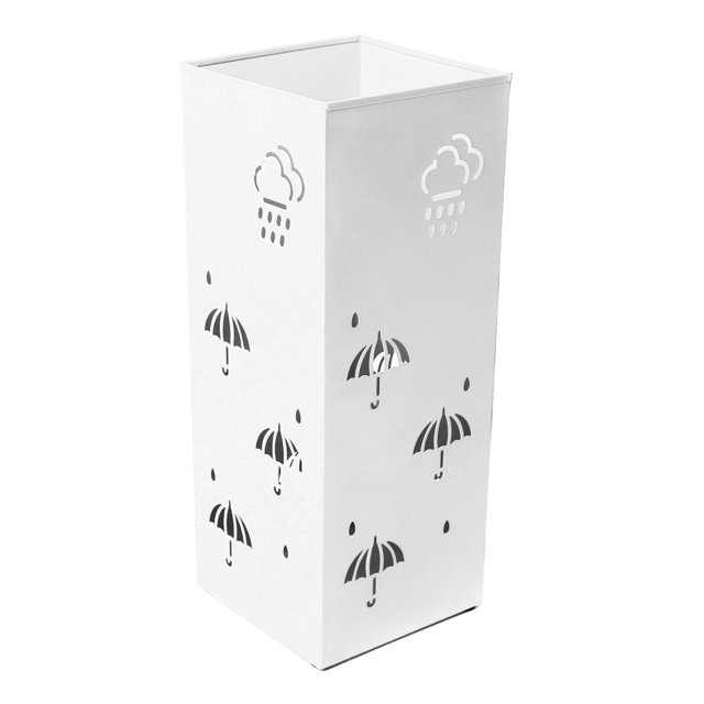 Metal Umbrella Stand Multipurpose Umbrella Holder Rack Free Standing Umbrella Holder Bin For Entryway, Home, Office