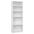 thumbnail image 1 of Monarch Specialties Bookshelf, Bookcase, 6 Tier, 72"h, Office, Bedroom, Laminate, White, Transitional, 1 of 5