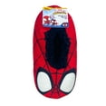 thumbnail image 2 of Spider-Man Toddlers' Fuzzy Babba Slippers Socks, Sizes 3T-4T, 2 of 4