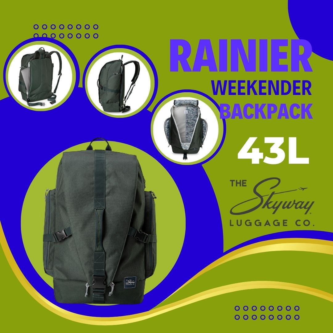Skyway Luggage Rainier Weekender Backpack, Adult, 43L