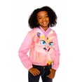 thumbnail image 2 of Members Only Girl's Midweight with Fur Lining Jacket Pink 4, 2 of 6