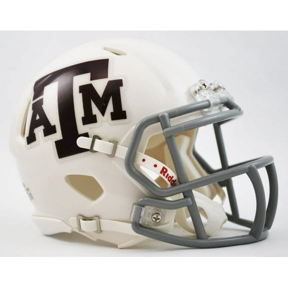 Texas AM Aggies White Riddell NCAA Speed Mini Helmet