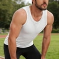 thumbnail image 5 of hoksml Men's Compression Tank Top, Polyester-Spandex Athletic Shirt for Workout, Running, and Gym Use, 5 of 9