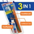 thumbnail image 2 of Dr. Fresh Oral Care Toothbrush Travel Kit with Cap & Toothpaste, Soft Bristle, 2 of 6