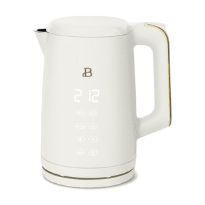 Beautiful 1.7L One-Touch Electric Kettle, White Icing