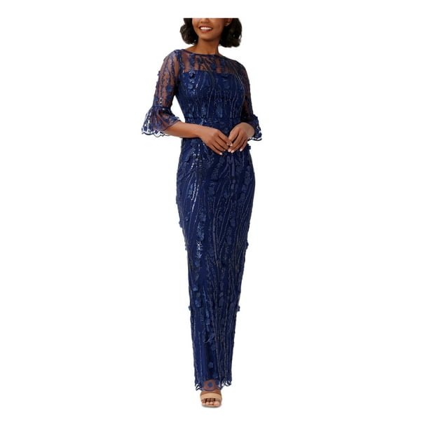 Adrianna papell bell sleeve dress discount
