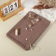 thumbnail image 2 of Marble Vanity Tray, 11.8in Sandstone Bathroom Kitchen Tray for Countertop, Decorative Dresser Organizer, Perfume Storage, Jewelry Holder, Brown Stone Gift for Man, 2 of 3