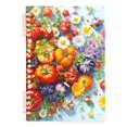 thumbnail image 7 of FORMRS 1-Subject Spiral Notebook 8" x 5" College Ruled 60 Refillable Sheet A5 Hard Cover, 2 Pack, Purple Floral Tomatoes, 7 of 7