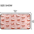 thumbnail image 3 of GZHJMY Cute Santa Claus Kitchen Rug,Christmas Antiskid Mat for Porch Floor Long Door Mat, Non-Slip Bedroom Bedside Mats - 39x20in Carpet Runner, 3 of 6