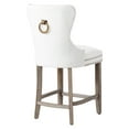thumbnail image 5 of WestinTrends Wordford 24" Tufted Velvet Counter Stool, Antique Gray/ Cream, 5 of 10