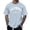 Light Blue, variant on Men T Shirts Raglan Sleeve Letter Print Style Short Sleeve Crew Neck Graphic Fashion Trend Top