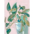 thumbnail image 2 of Goldberger, Jennifer 12x14 White Modern Wood Framed Museum Art Print Titled - Quirky Plant I, 2 of 4