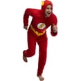 thumbnail image 2 of DC Comics Superhero Character Justice League Hooded Fleece Union Suit Footless Pajama for Men Women Kids Toddlers, 2 of 6