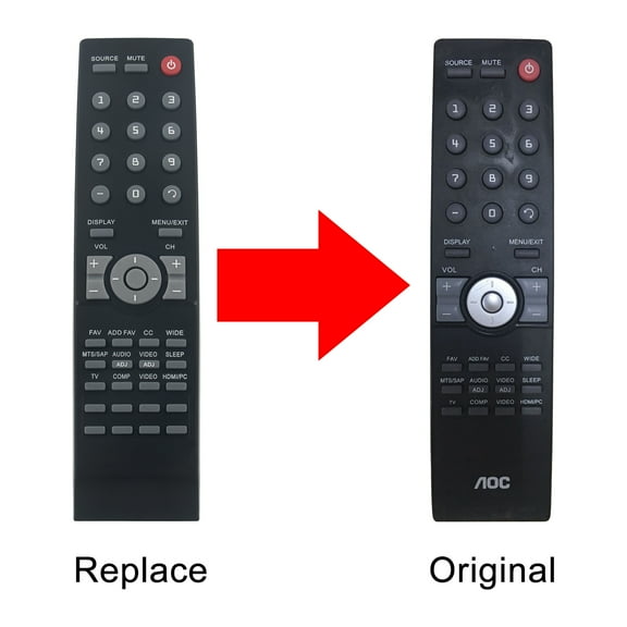 New RC2443801/01 Replace Remote Control fit for AOC TV L19W961 L22W961