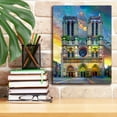 thumbnail image 3 of Epic Graffiti 'Paris France Notre Dame Cathedral' by Pedro Gavidia, Canvas Wall Art, 12"x16", 3 of 8