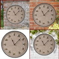 thumbnail image 5 of 12inch Garden Clock Waterproof Wall Mounted Clock Decorative Bees Outdoor Clock for Livingrooms Office Bathroom Kitchen, 5 of 7