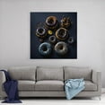 thumbnail image 4 of Glazed Donuts and Sprinkles, Food Detail Photography Canvas Wall Art Décor, 16x16 Inch, 4 of 5