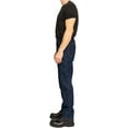thumbnail image 3 of FULL BLUE 5 Pocket Denim Jeans, Straight Legs, Sits At Waist, Relaxed Thighs, Dark Wash, 33x34, 3 of 7