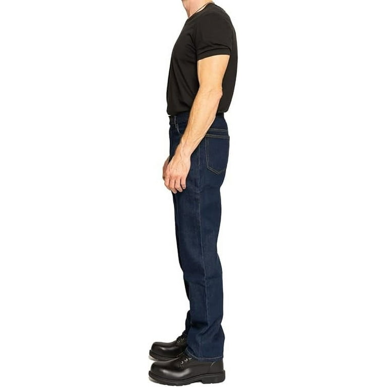 FULL BLUE Pocket Denim Jeans, Straight Legs, Sits At Waist