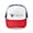 Red/Blue/White, variant on - Be Kind - Adjustable Unisex Printed Trucker Hat with Mesh Back