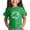 Green, variant on St. Patrick's Day Gifts T-Shirt Round Neck Cotton Tops Happy New Year Shirt Unisex Kids Casual Spring Summer (Red,6-7 Years)