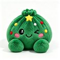 thumbnail image 6 of Christmas Mystery Dumpling Plush Blind Box, Surprise Stuffed Dumpling, Novelty Collectible Stuffed Animal Squeezable Stress Relief Plushie for Christmas Gifts Birthday Holiday Party Favors - Green, 6 of 8