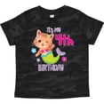 thumbnail image 3 of Inktastic It's My 4th Birthday with Cute Cat Mermaid Girls Toddler T-Shirt, 3 of 5