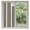 Black, variant on Orange White Stripes Window Privacy Film, Lines Modern Vertical Stripes Frosted Glass Window Clings Static Cling UV Heat Blocking Reusable Door Sticker for Bathroom 17.7 x 39.3 Inch
