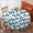 Police And Checkered-1, variant on Police and Radio Black Pattern Round Tablecloth 70"x70", Wrinkle Resistant Wipeable Table Cover for Kitchen Dining Room Picnic Patio and Party