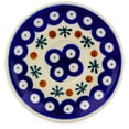 thumbnail image 2 of Polish Pottery 4¾-inch Saucer (Mosquito Theme) Hand Painted in Boleslawiec, Poland + Certificate of Authenticity, 2 of 6
