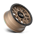 thumbnail image 2 of KMC Aluminum Rim KM535 GRENADE OFF-ROAD 18X8.5in Matte Bronze Matte Black Lip Finish, KM53588563600, 2 of 3