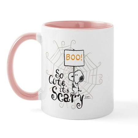 

CafePress - Snoopy So Cute It S Scary Mugs - 11 oz Ceramic Mug - Novelty Coffee Tea Cup