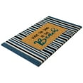 thumbnail image 6 of Northlight Natural Coir Leave the Sand at the Beach Striped Outdoor Doormat - 18" x 30", 6 of 6