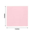 thumbnail image 3 of Efavormart 50 Pack | 5"x5" Pink Soft 2-Ply Paper Beverage Napkins, Disposable Cocktail Napkins - 18 GSM, 3 of 5