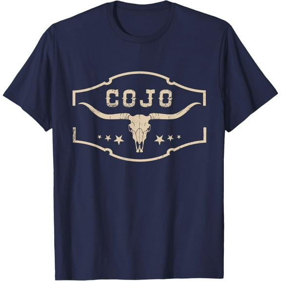 Velto Distressed Cojo Cowhide Name Proud Vintage Retro Bull-Skull T-Shirt All Size S-5XL