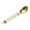 White Gold, variant on Heavy Duty Ice Cream Scoop with Comfortable Handle, Stainless Steel Ice Cream Scooper for Gelato, Sorbet, Cookie Dough, Melon, Yogurt - Dishwasher Safe Metal Kitchen Tool, Black Gold