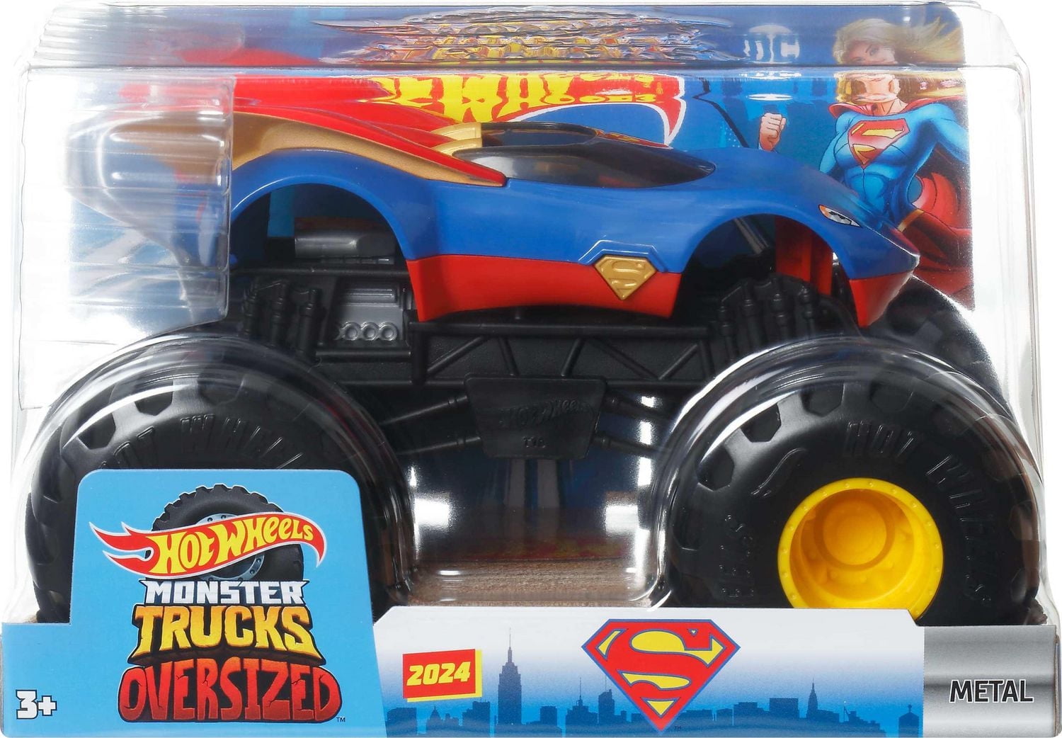 Hot Wheels Monster Trucks Camion surdimensionné Échelle1:24
