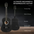 thumbnail image 3 of Best Choice Products 38in Beginner Acoustic Guitar Starter Kit w/ Gig Bag, Strap, Extra Strings - Matte Black, 3 of 10