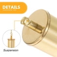 thumbnail image 3 of Minkissy 2 Sets Iron Chain Weight Replacement Decorative Hammer Golden for Grandfather Clock Home Decor, 3 of 8