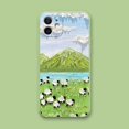 thumbnail image 1 of Funda para teléfono Zefei Wu flores pintura al óleo iphone12 verde matcha, 1 of 5