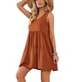 thumbnail image 6 of FUTATA Fashion Dress For Women Girls Pregnant Maternity Sleeveless Shift Dresses V Neck Summer Beach Dress Cover Up Casual Loose Flowy Swing Dress Sundress, 6 of 7