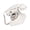 A, variant on Corded Desk Phone with Rotary/Button Dialing Option & Vintage Ringtone for Café, Theater