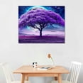 thumbnail image 2 of Nawypu Canvas Wall Art For Living Room Large Size Farmhouse Wall Decor For Bedroom Purple Tree Abstract Scenery Pictures Artwork Canvas Prints Office Decor Painting Dormitory Decor Modern, 2 of 6