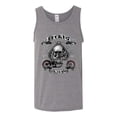 thumbnail image 2 of Lucky 7 Live to Ride Bikes Booze Broads USA Est 1903 | Mens Fashion Graphic Tank Top, Heather Grey, Large, 2 of 4