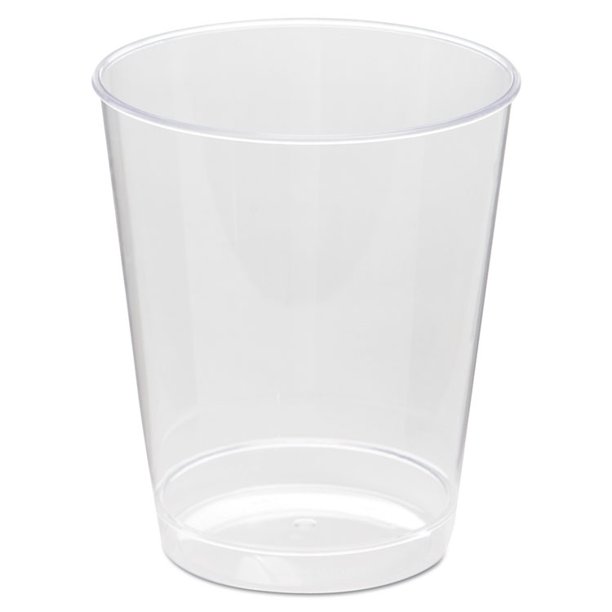Comet Plastic Tumbler, 8 Oz., Clear, Tall, 25/pack