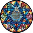thumbnail image 6 of Springbok Star of David - 500 Piece Round Jigsaw Puzzle - Made in the USA - Unique Cut Pieces, 6 of 6
