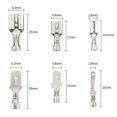 thumbnail image 3 of 270 piezas de terminales de crimpado, conectores de cable en T, conectores de cable de horquilla macho y hembra con funda aislante de 2,8 mm, 4,8 mm y 6,3 mm, 3 of 5