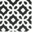 thumbnail image 4 of Artsy Mats Black Quatrefoil White Stone Non Slip Bath Mat, 4 of 5