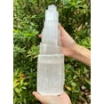 thumbnail image 5 of Selenite Skyscraper Lamp, 6", 8", 10", 12", 16" Tall Selenite Tower Lamp, Natural White Healing Crystal Lamp, Selenite Crystal Lamp, Pick A Size (10"), 5 of 9