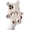 White, variant on Cute Kawaii 3D Bear Furry Warm Plush Compatible with iPhone Case (White,iPhone 15 Plus)